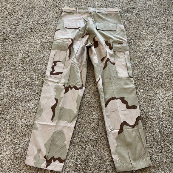 US Military Issue Combat Trouser Pants Mens M Beige Desert Camoflage NEW - Picture 9 of 11